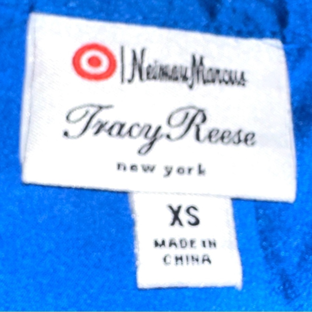 Newman Marcus Tracy Reese For Target Blue And Tan Sequin Top - Picture 5 of 7